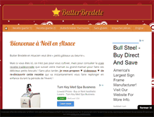 Tablet Screenshot of butterbredele.com